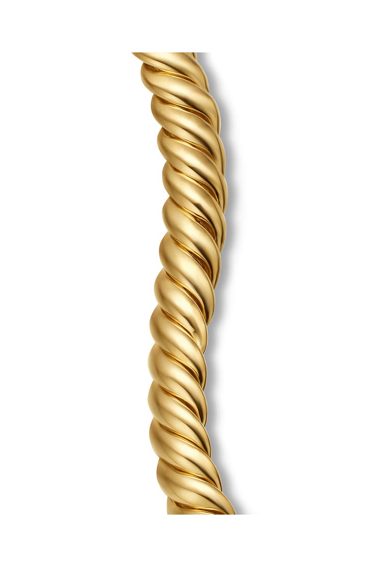 Sculpted Cable Double Wrap Bracelet in 18K Yellow Gold, Alternate, color, 18K YELLOW GOLD