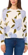 CeCe Hydrangea Sweater