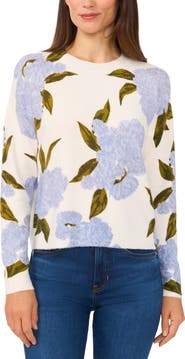 CeCe Hydrangea Sweater