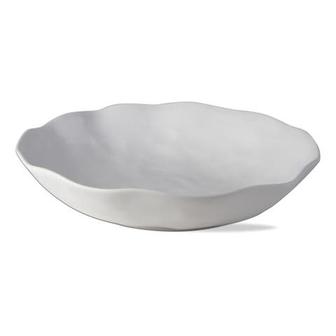 Formoso White Stoneware Serving Bowl Dishwasher Safe Dish