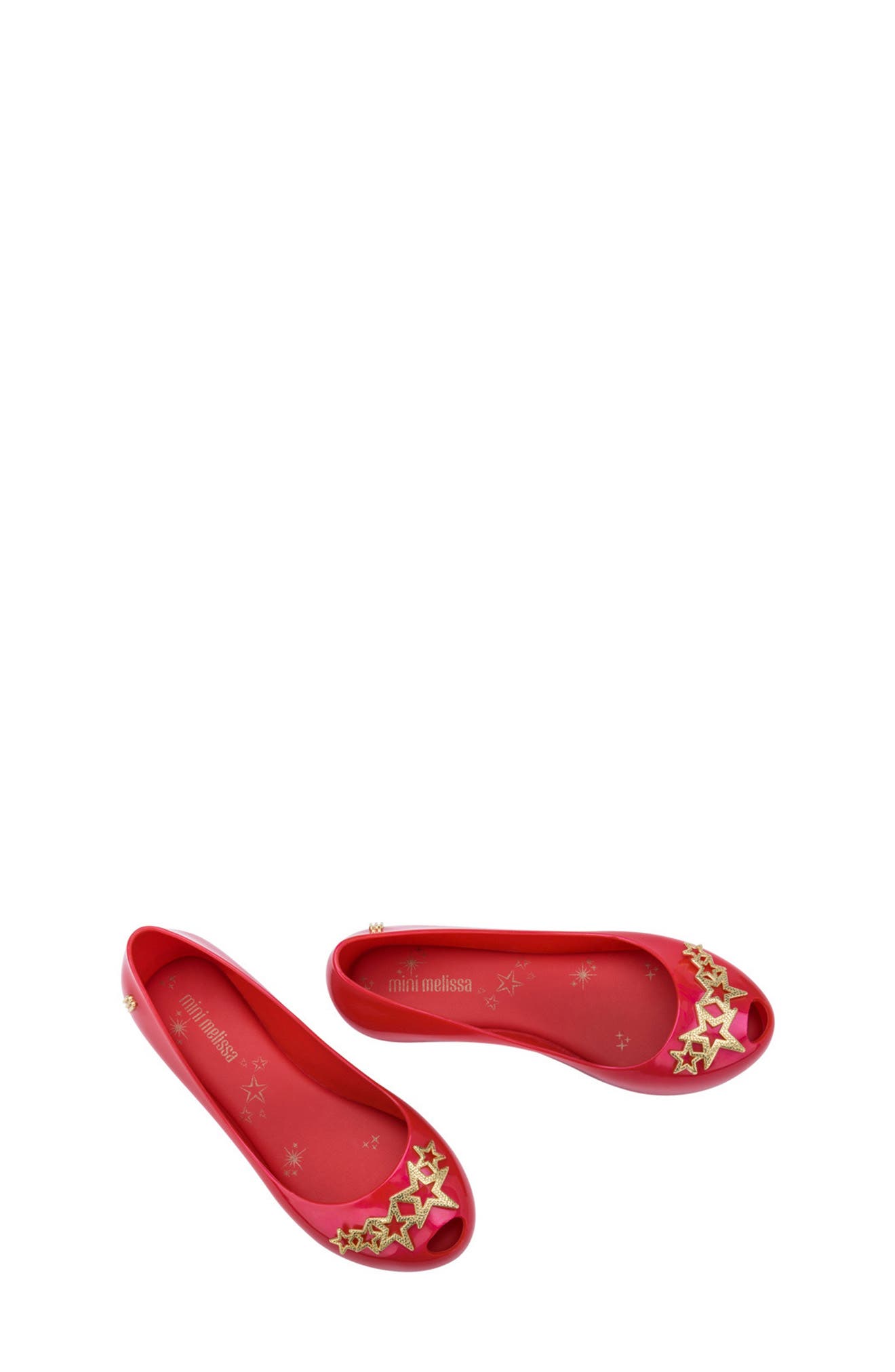 Mini Melissa Ultragirl Ballet Flat, Alternate, color, Red