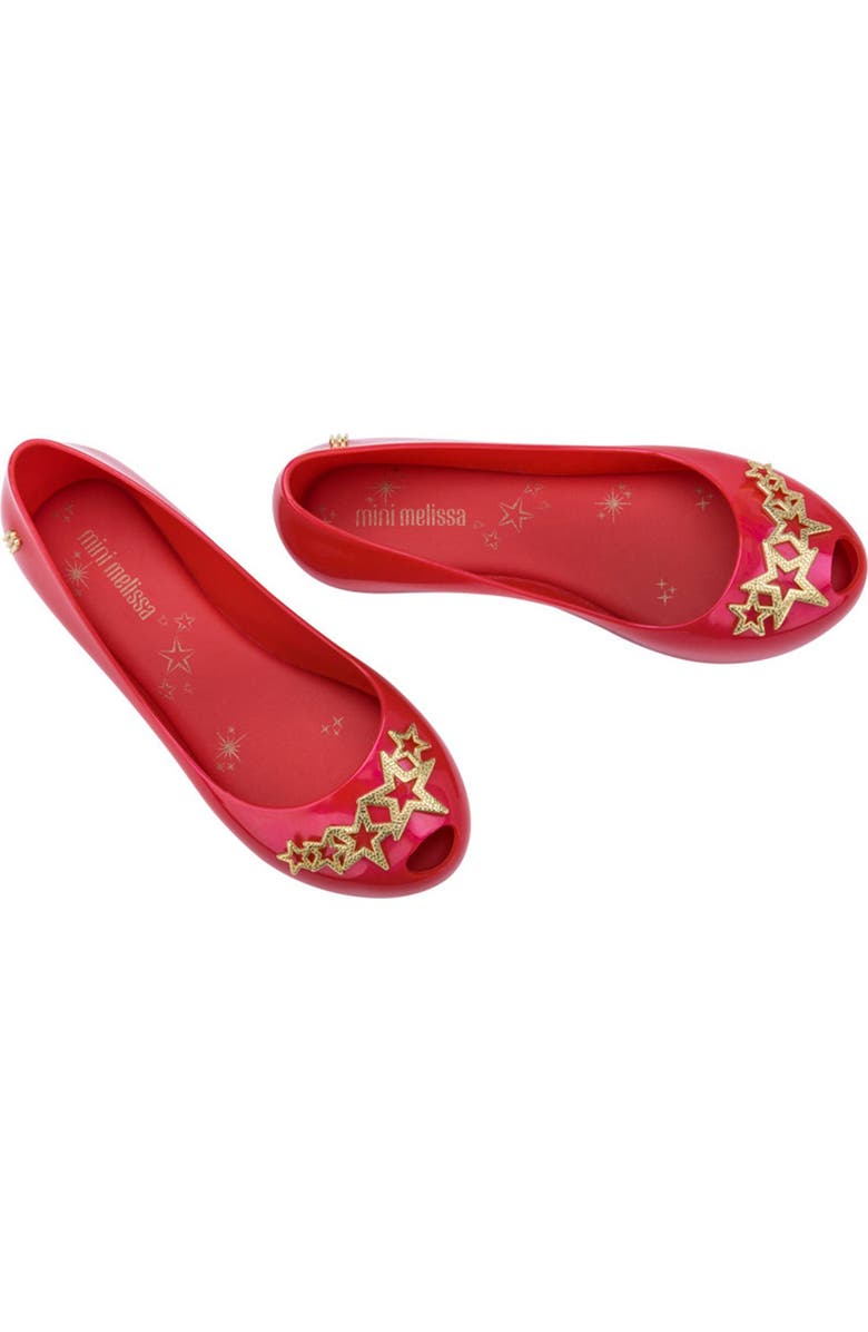 Mini Melissa Ultragirl Ballet Flat, Alternate, color, Red
