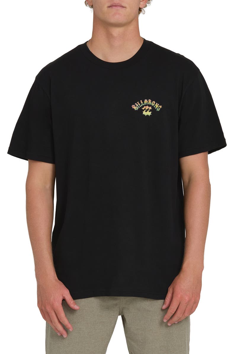 Billabong Nanda Ormond Occy Premium Graphic T-Shirt, Main, color, Black