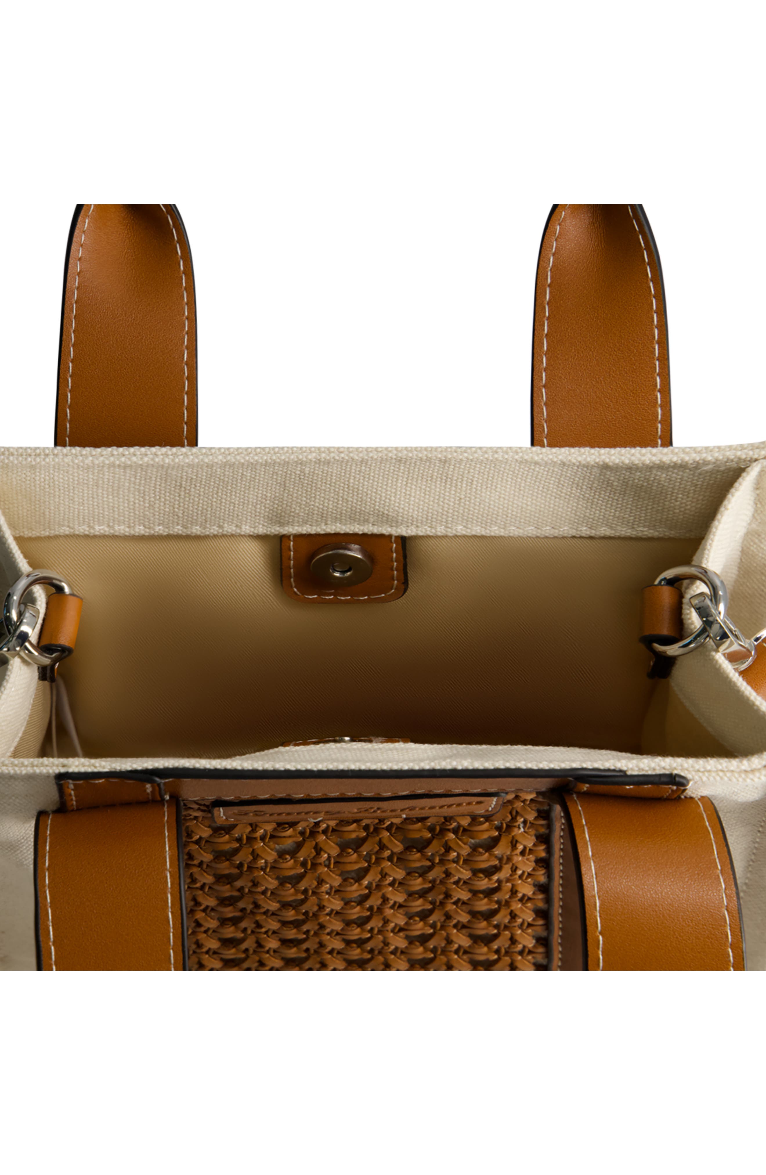 Tommy Bahama Woven North/South Tote Bag, Alternate, color, Brown