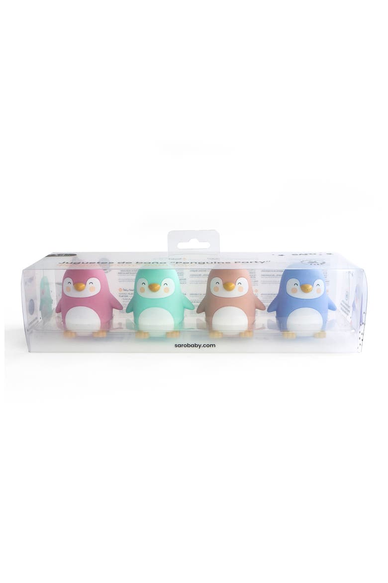 Penguins Party Bath Toy Set, Alternate, color, MULTI