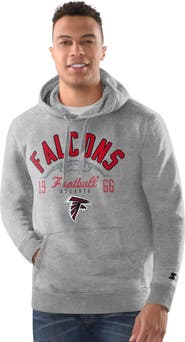 STARTER Men's Starter Heather Gray Atlanta Falcons Pullover Hoodie