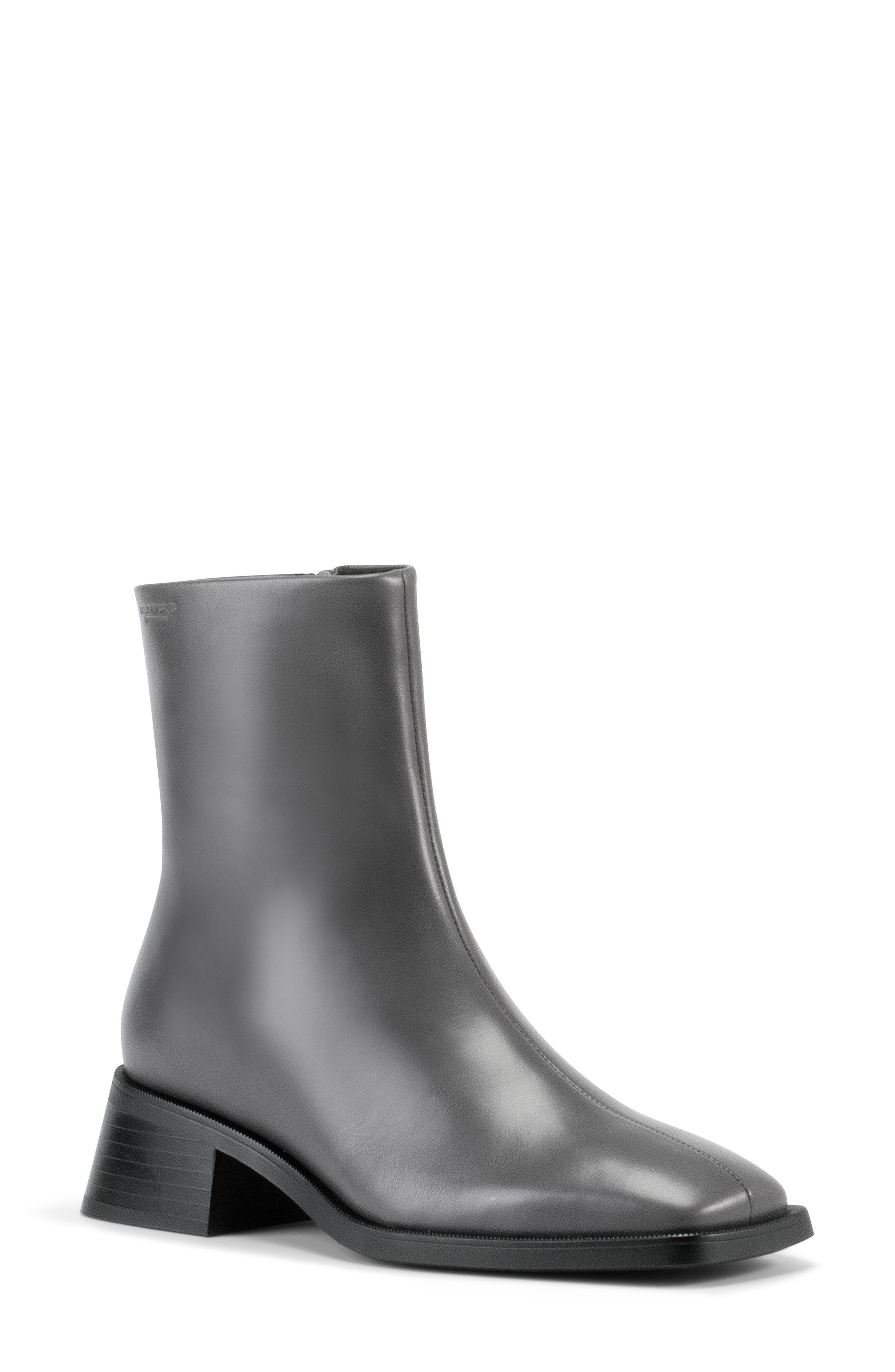 Vagabond Shoemakers Blanca Bootie, Main, color, Dark Grey