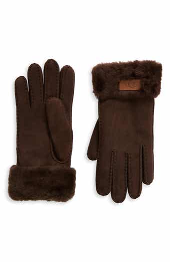 UGG® Genuine Shearling Turn Cuff Gloves
