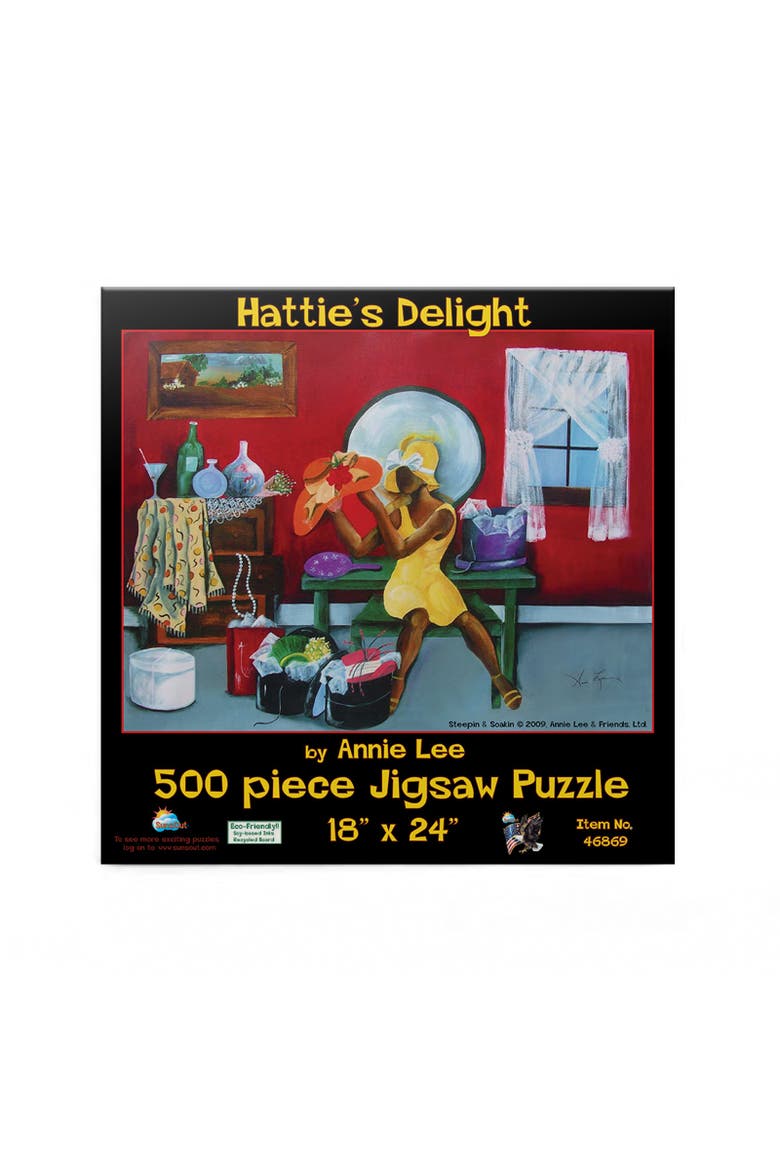 Hattie's Delight 500 piece Jigsaw Puzzle for Adults, Alternate, color, Multicolor