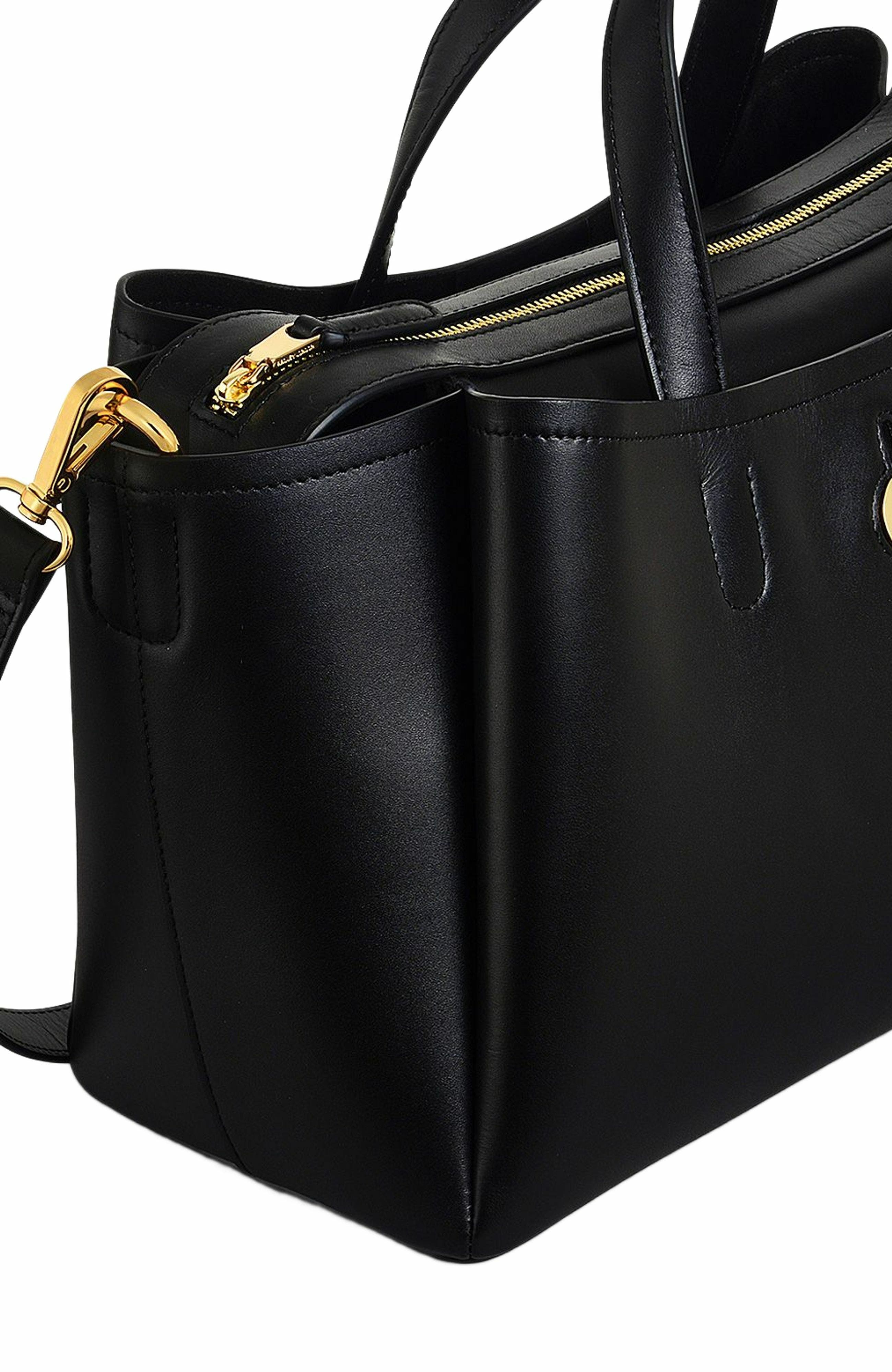 Radley Bathurst Mews Medium Ziptop Satchel Bag, Alternate, color, Black