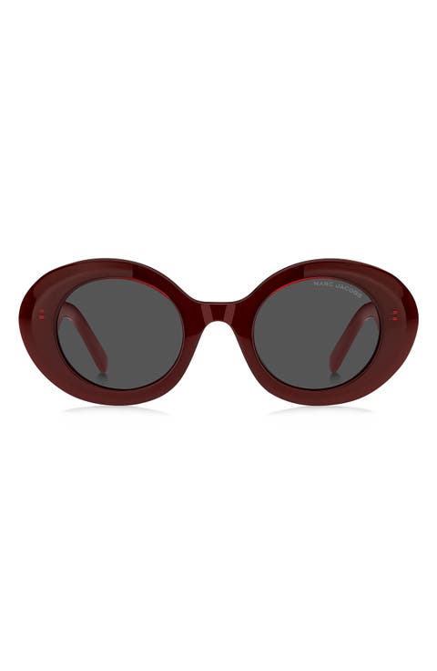 47mm Round Sunglasses