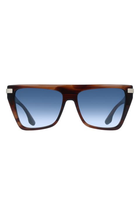 57mm Modified Rectangular Sunglasses