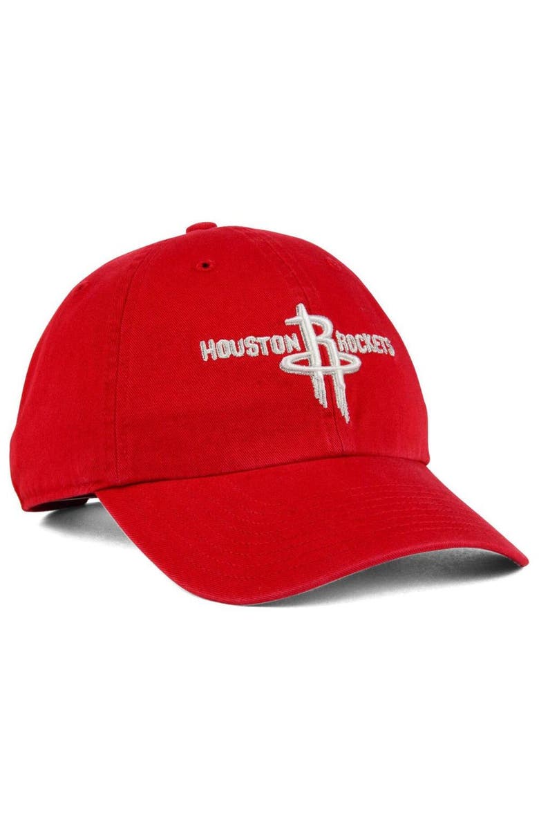 '47 Men's '47 Red Houston Rockets Team Logo Clean Up Adjustable Hat, Alternate, color, 