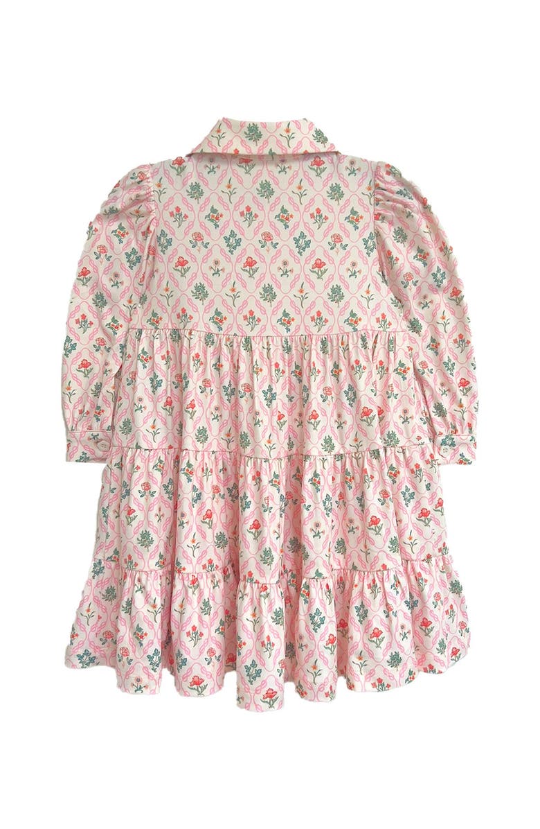 Mabel + Honey Dixie Pink Floral Dress, Alternate, color, Pink