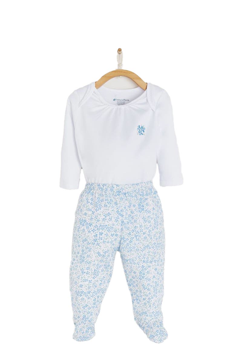 Premium Peruvian Pima Cotton Lily Bodysuit & Pants Set For Infant, Main, color, Pink