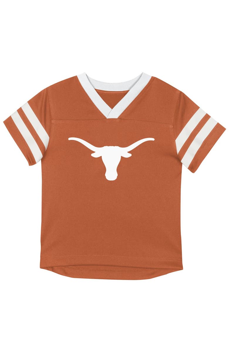 Outerstuff Infant Outerstuff Texas Orange Texas Longhorns Team Logo Red Zone Top and Pant Set, Alternate, color, Brown