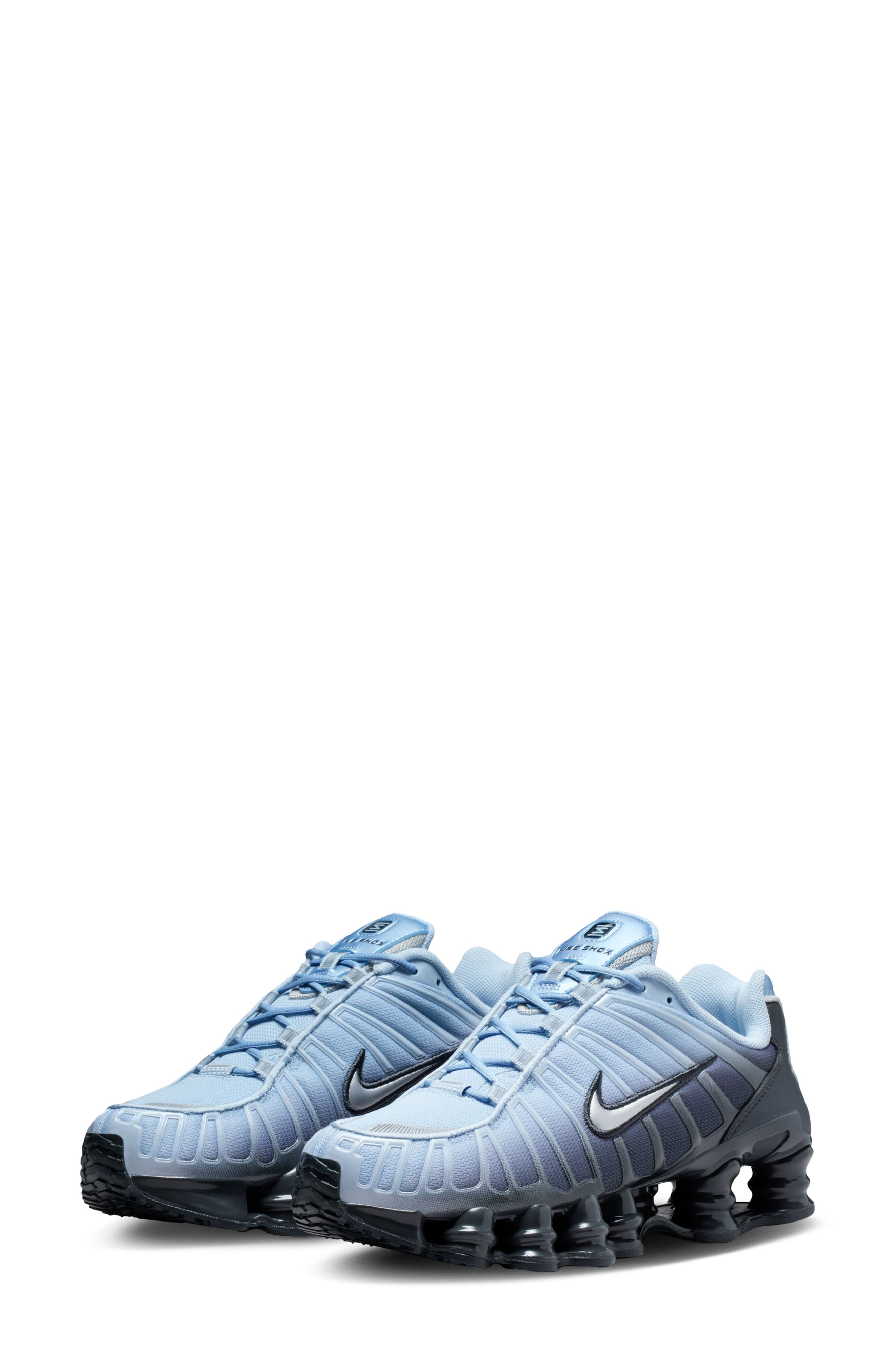 Nike Shox TL Sneaker, Main, color, Anthracite/ Silver/ Light Blue