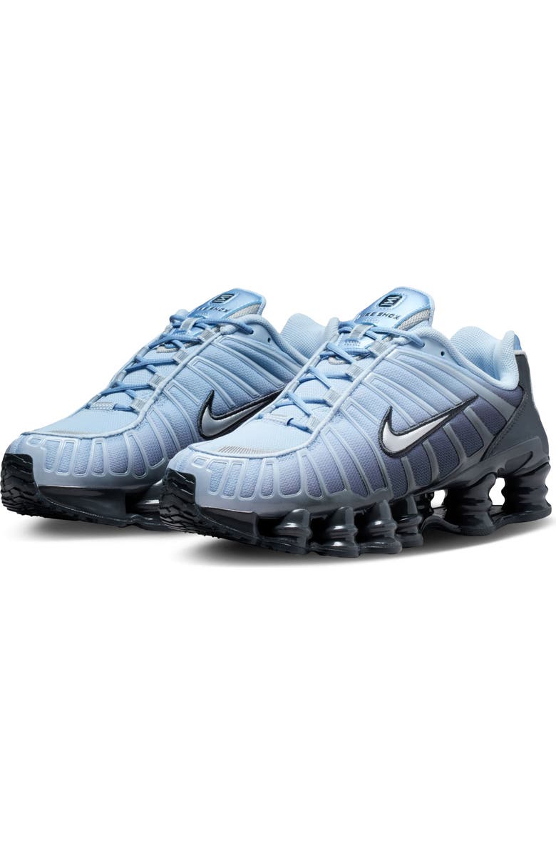 Nike Shox TL Sneaker, Main, color, Anthracite/ Silver/ Light Blue