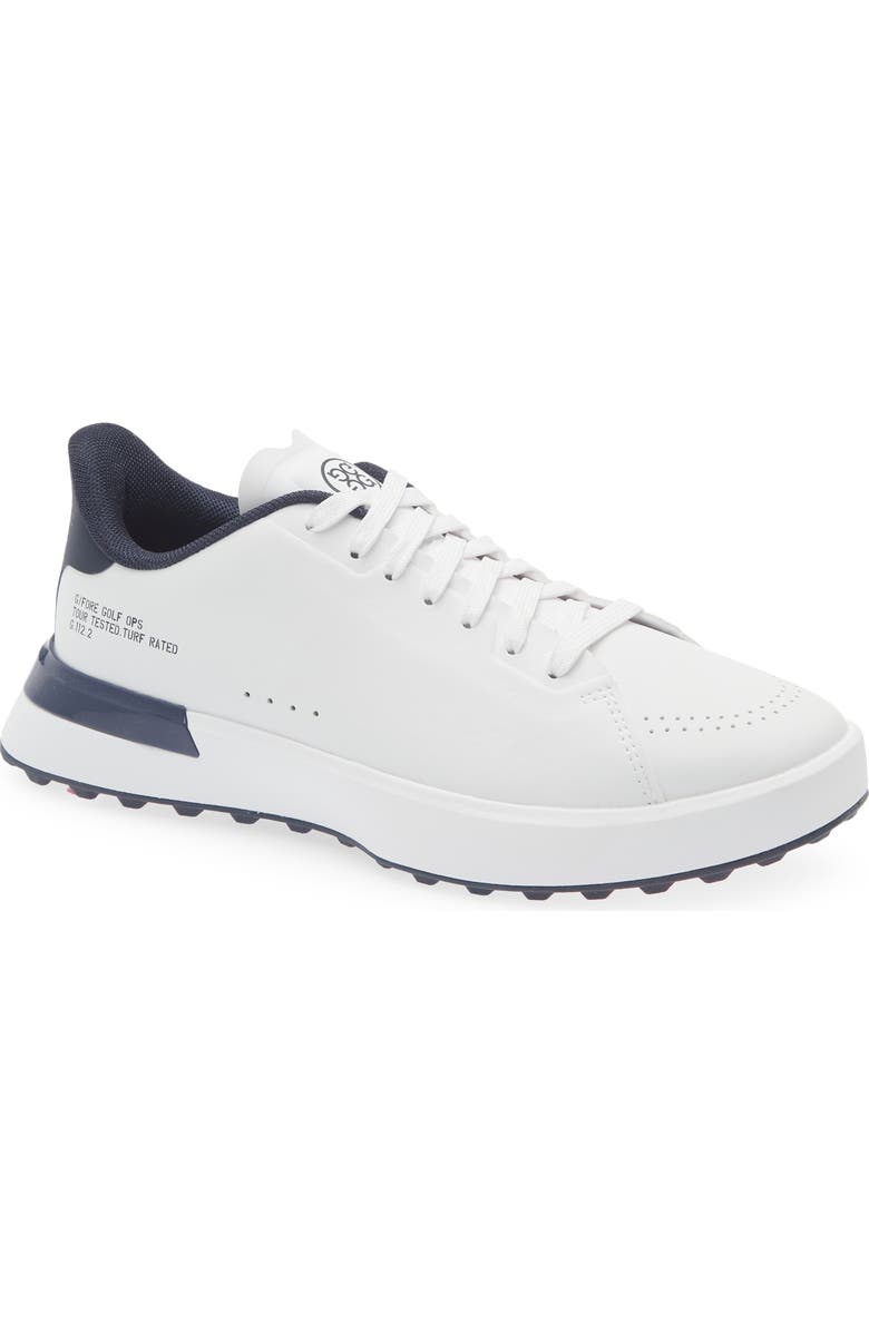 G/FORE G.112 Kiltie Golf Shoe, Main, color, Snow/ Twilight