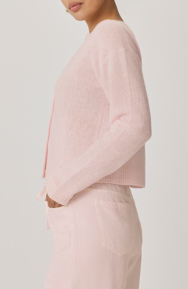 Splendid Emerson Crop Cardigan, Alternate, color, Rose Petal Pink