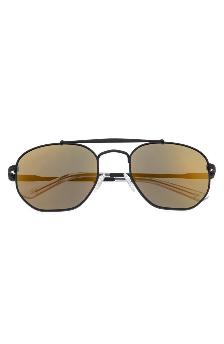 Sixty One Stockton Polarized Sunglasses, Alternate, color, Black/Gold