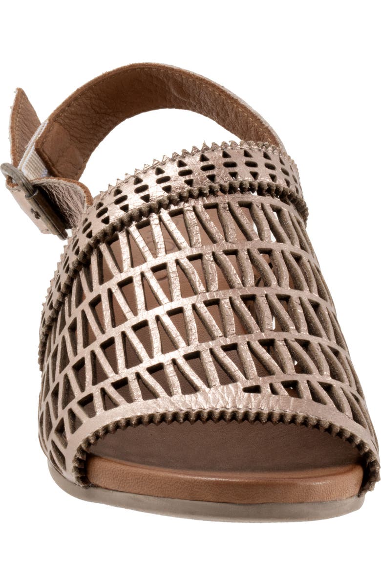 Bueno Lia Slingback Sandal, Alternate, color, Beige Metallic