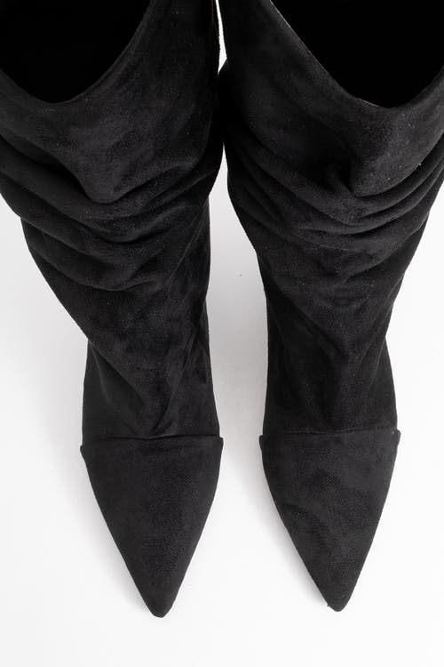 Prologue Shoes Stein Pointed Toe Boot In Black