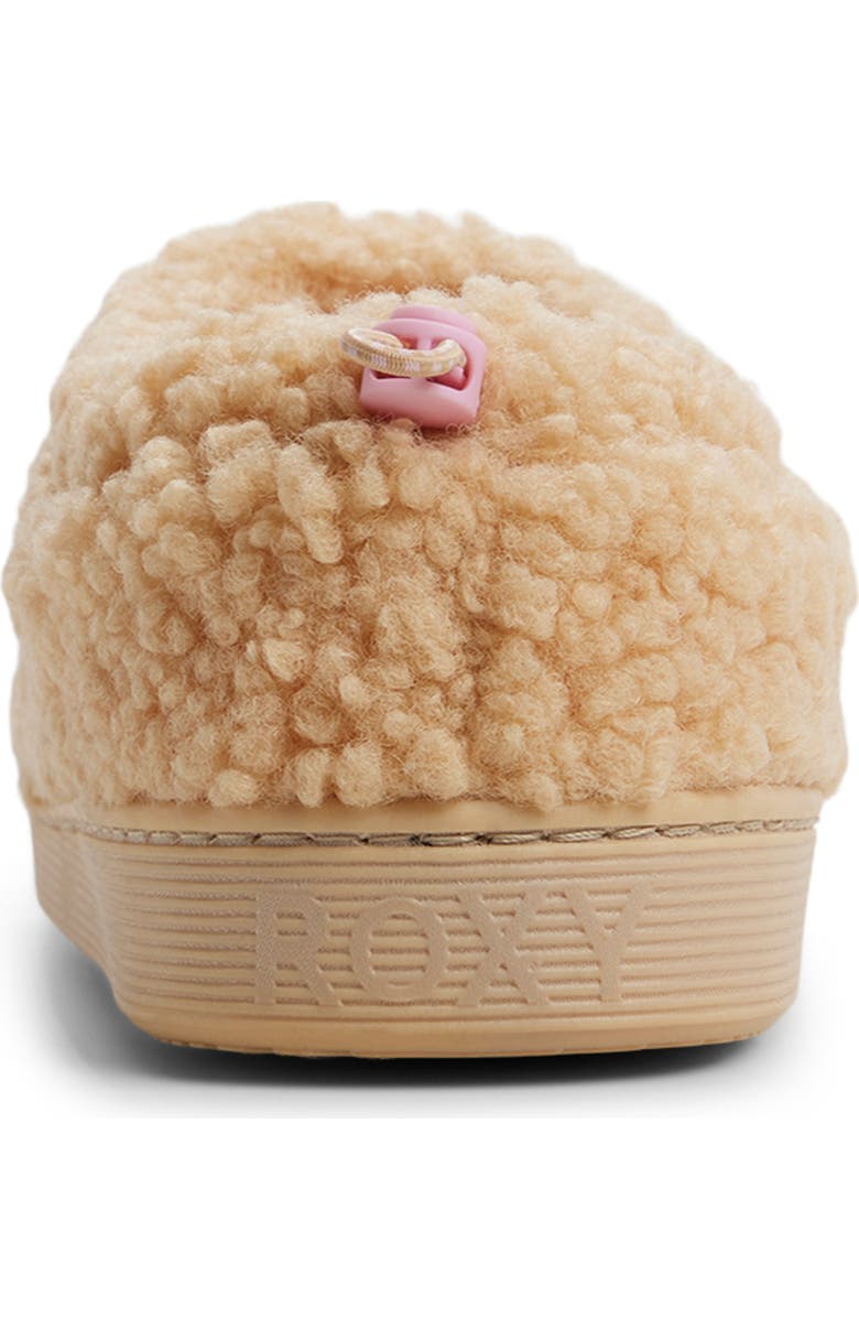Roxy Colorado Faux Shearling Slipper, Alternate, color, Tan