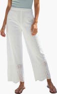 LASCANA Palm Eyelet Hem Pants