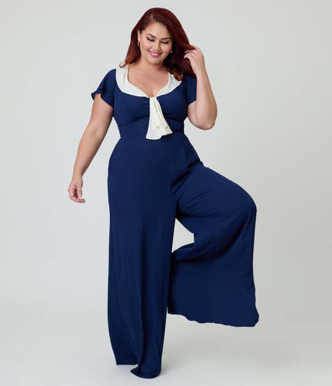Plus Size Wide Leg Jumpsuit