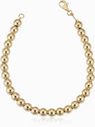 Oradina 14K Yellow Gold Have a Ball Bracelet
