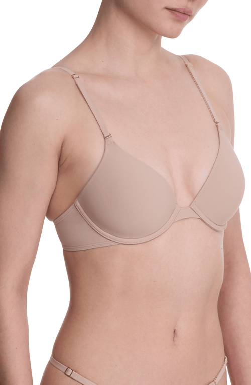 Natori Verge Convertible Plunge T-shirt Bra In Cafe