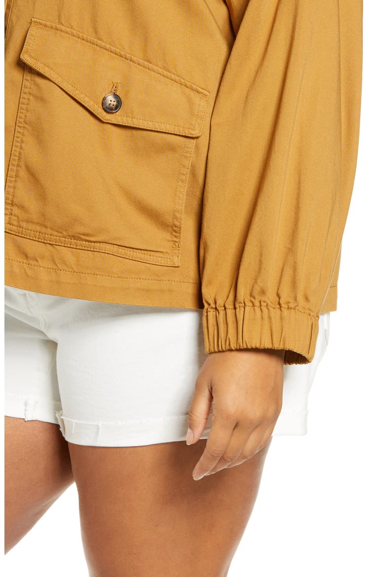 Bayview Balloon Sleeve Jacket, Alternate, color, TOFFEE