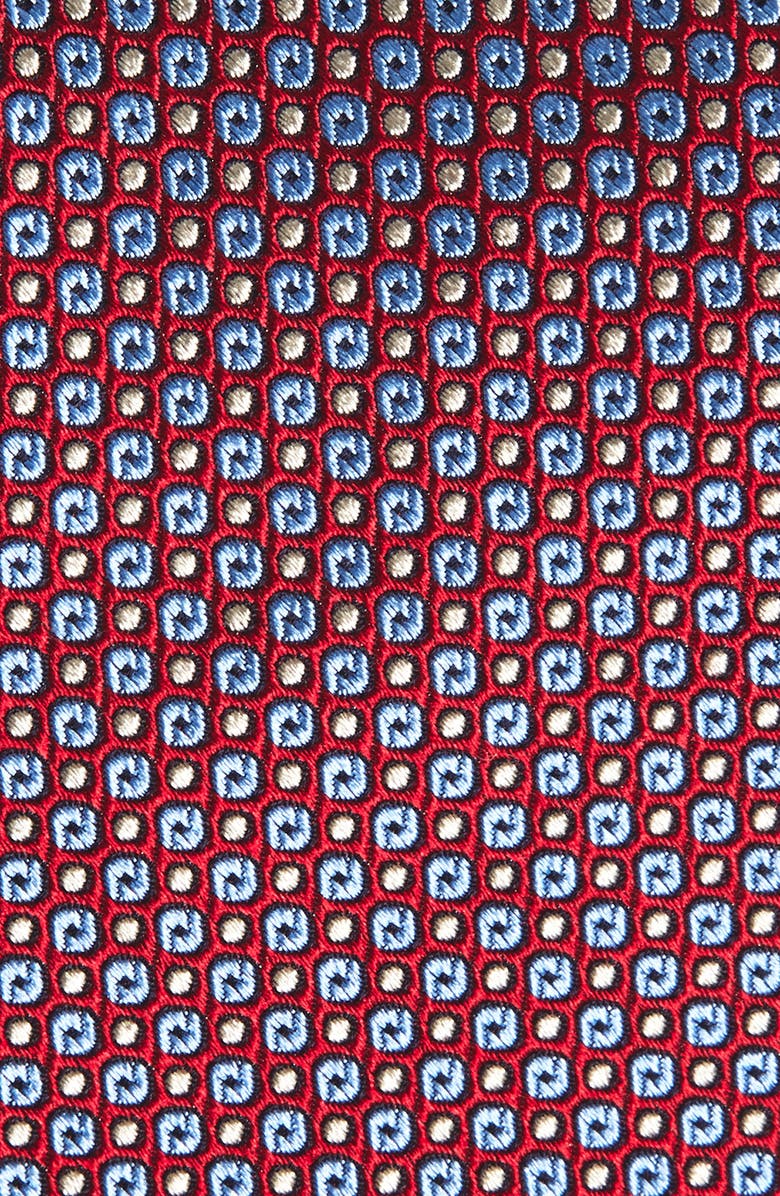 David Donahue Geometric Silk Tie, Alternate, color, 