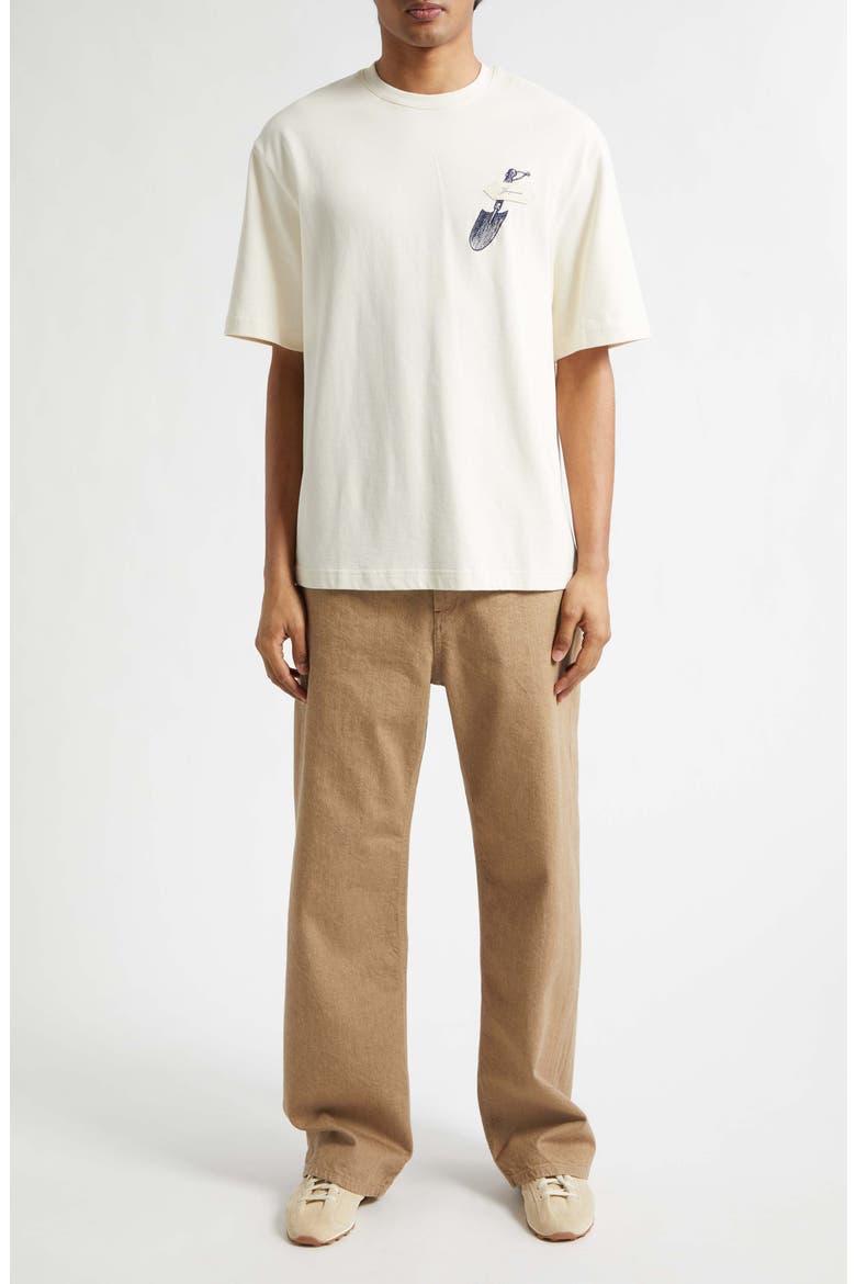 Le T-Shirt Pelle Embroidered T-Shirt, Alternate, color, EMBROIDERED SHOVEL