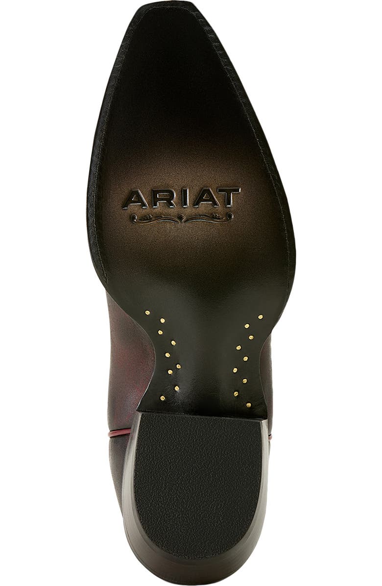 Ariat Bowman X Toe Cowboy Boot, Alternate, color, Black Cherry