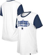 New Era Women's New Era White/Navy Dallas Cowboys 3rd Down T-Shirt