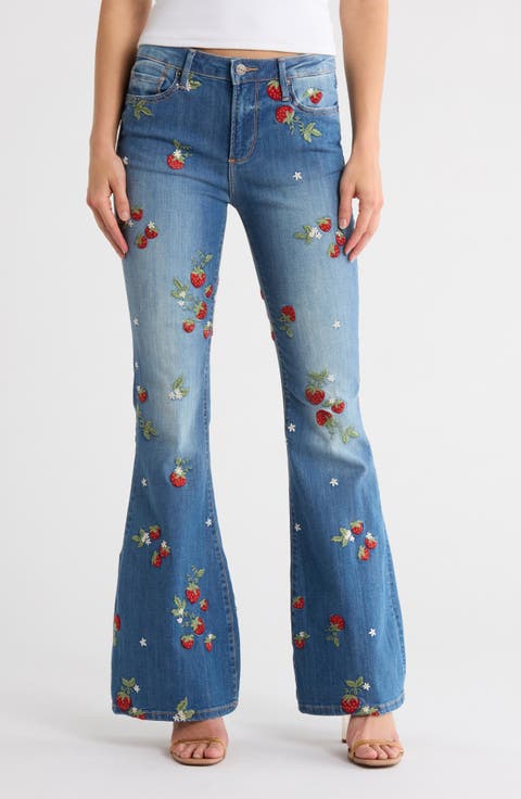 Meadow Stroll Flare Jeans main image 1