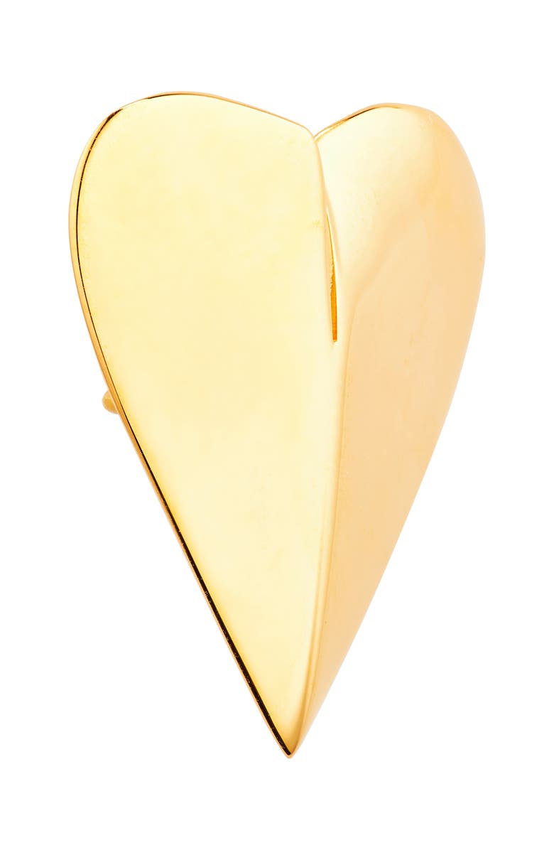 Alaïa Le Coeur Earrings, Alternate, color, Or