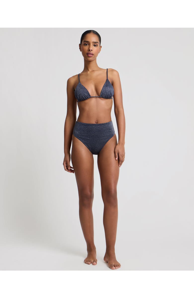 Onia Clara High-Rise Bikini Bottom, Alternate, color, Noir Navy