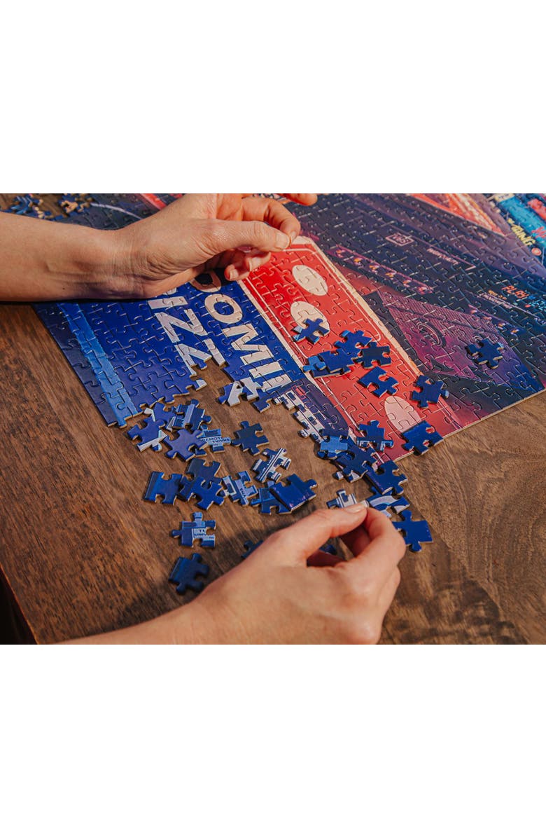 Toynk Halloween Pizza Party 1000-Piece Jigsaw Puzzle By Rachid Lotf | Toynk Exclusive, Alternate, color, Multi-Color