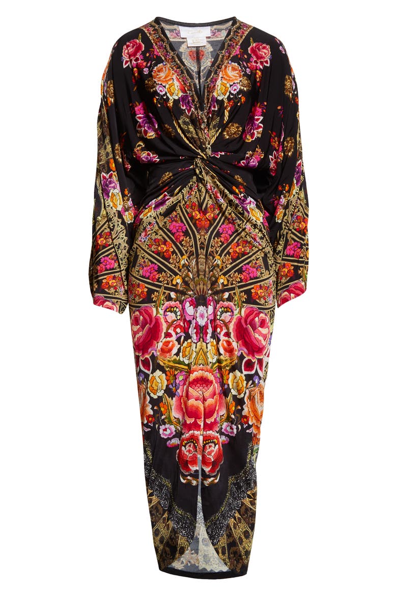 Dance with Duende Floral Print Long Sleeve Maxi Dress, Alternate, color, DANCE WITH DUENDE