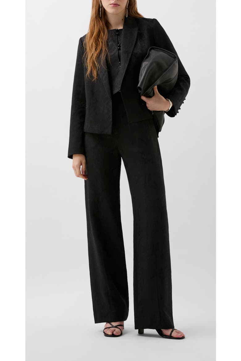 Jac Asian Blazer, Alternate, color, Black