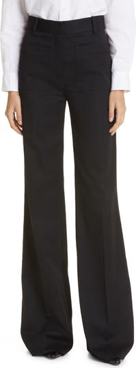 Christophe Wide Leg Virgin Wool Pants