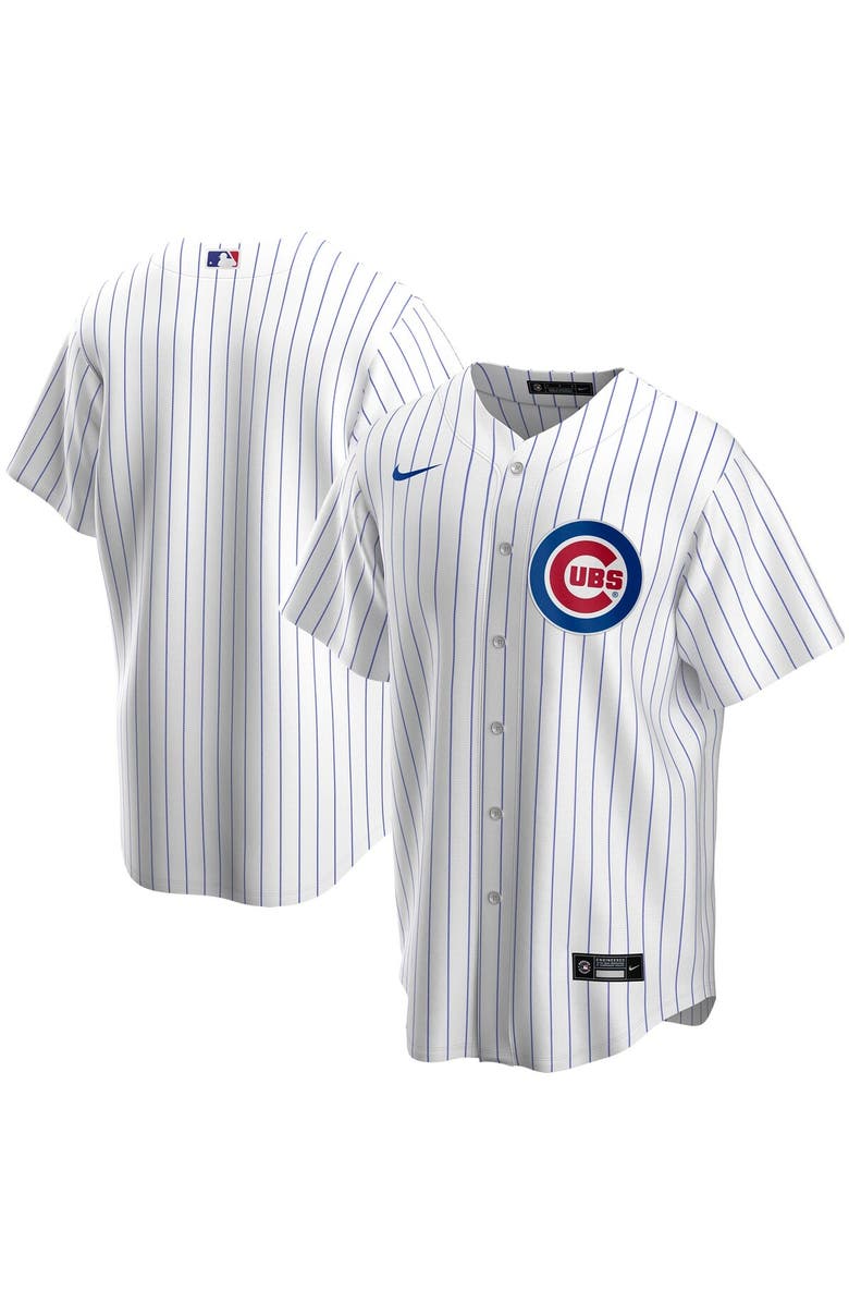 Nike Men's Nike White Chicago Cubs Home Replica Team Jersey, Alternate, color, 