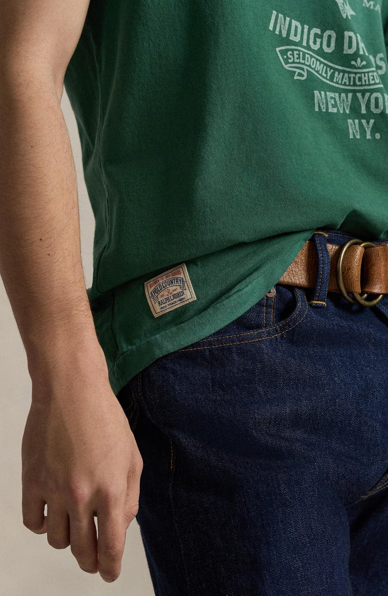 Polo Ralph Lauren Classic Fit Graphic T-Shirt, Alternate, color, Antique Green