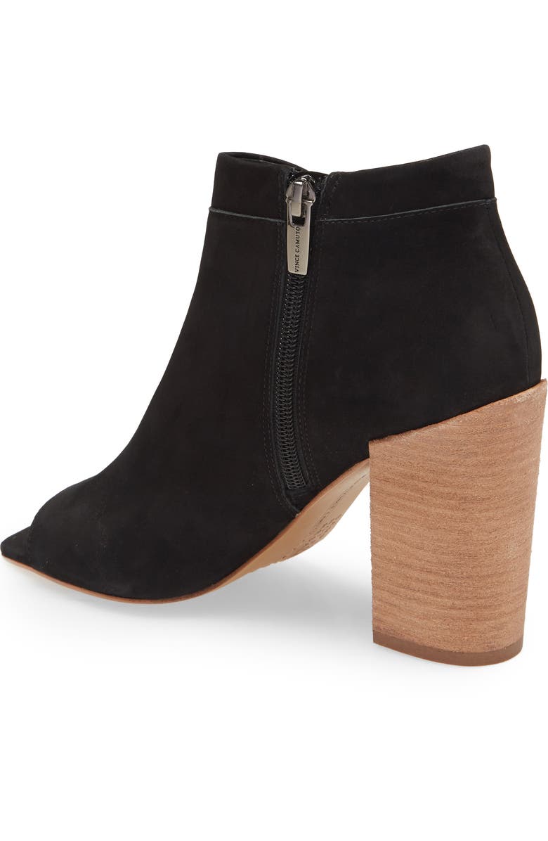 Vince Camuto Fedrilla Open Toe Bootie, Alternate, color,