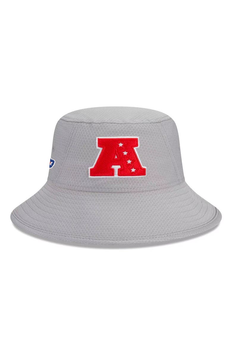 Men's New Era Gray Buffalo Bills 2024 Pro Bowl Bucket Hat, Alternate, color, Gray
