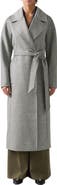 LK Bennett Francine Belted Longline Merino Wool Coat