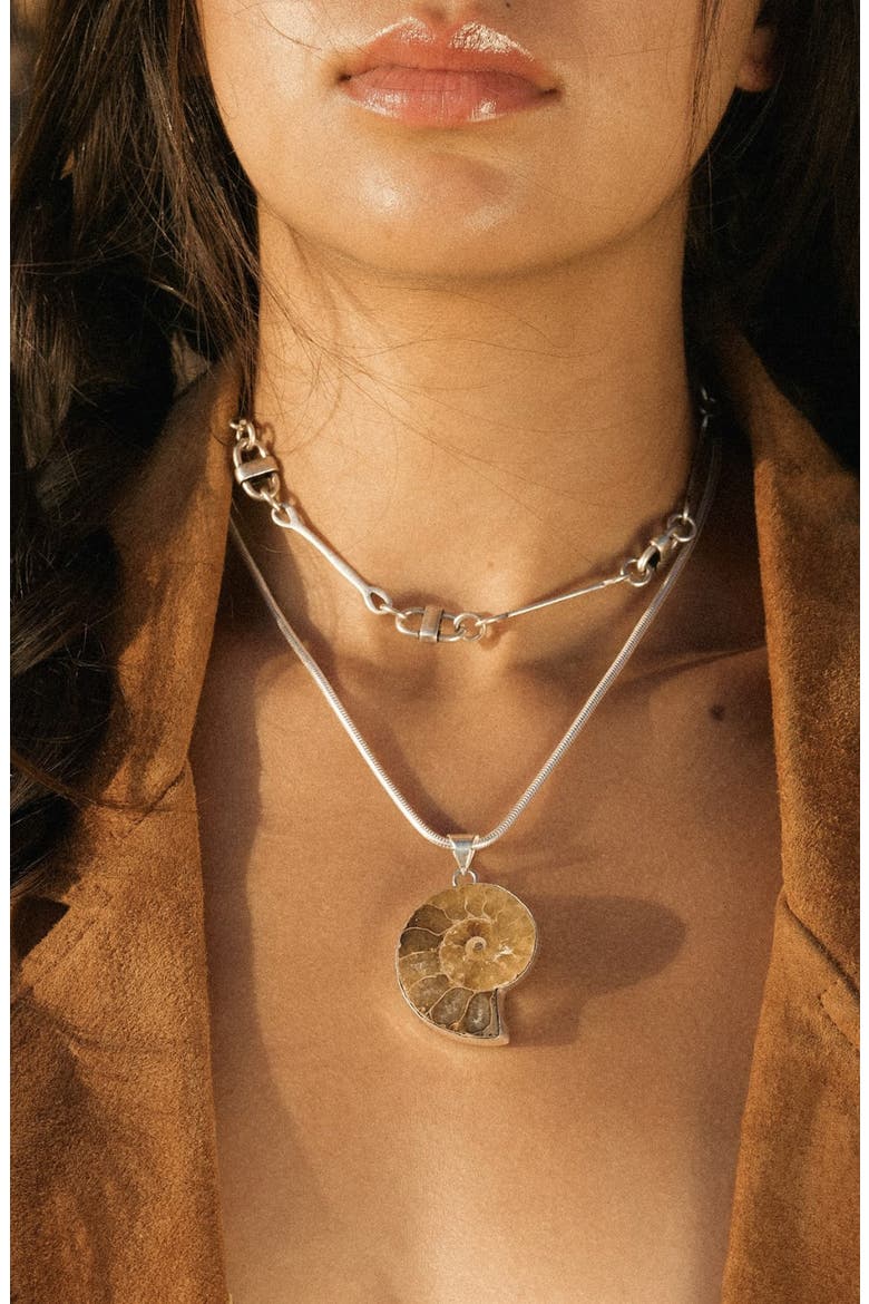 Billy Chain Choker, Alternate, color, SILVER